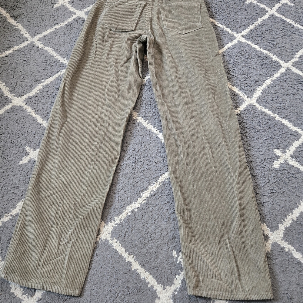 Empyre Tori Green Khaki Corduroy Skate Pants Size 0 - Picture 10 of 13